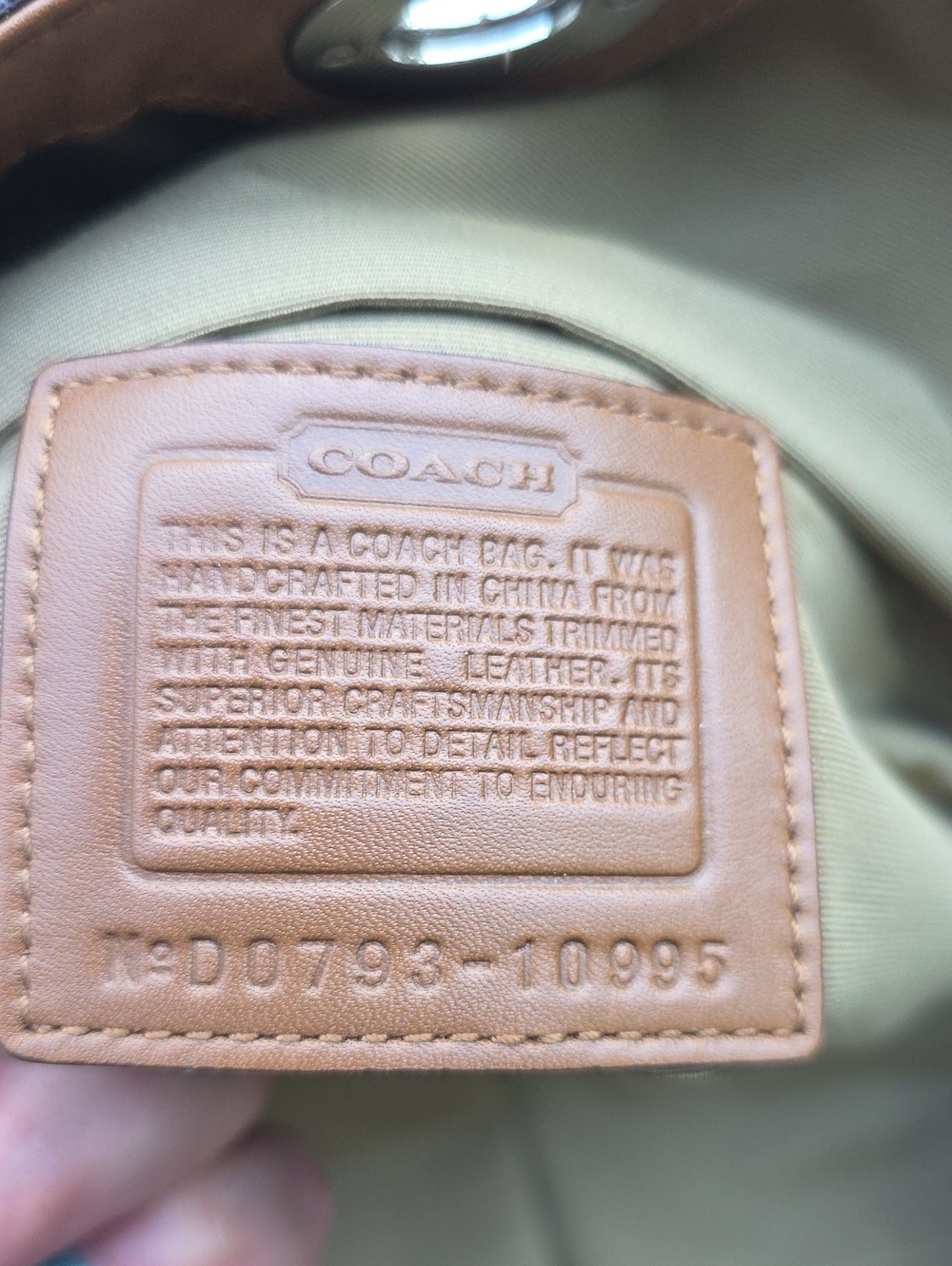 Coach 2007 Large Chelsea Top Turnlock Satchel In Optic - Picture 9 of 12